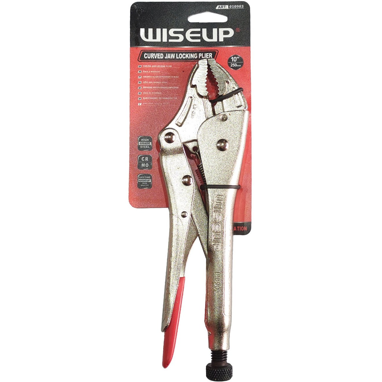 انبر قفلی 10 اینچ حرفه ای وایزآپ WISEUP مدل 010903